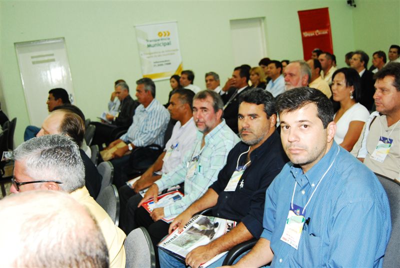 Vereadores que participaram do seminário